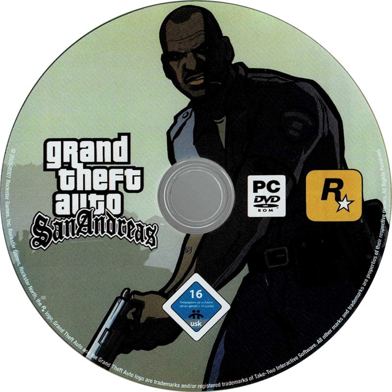 Grand Theft Auto: San Andreas cover or packaging material - MobyGames