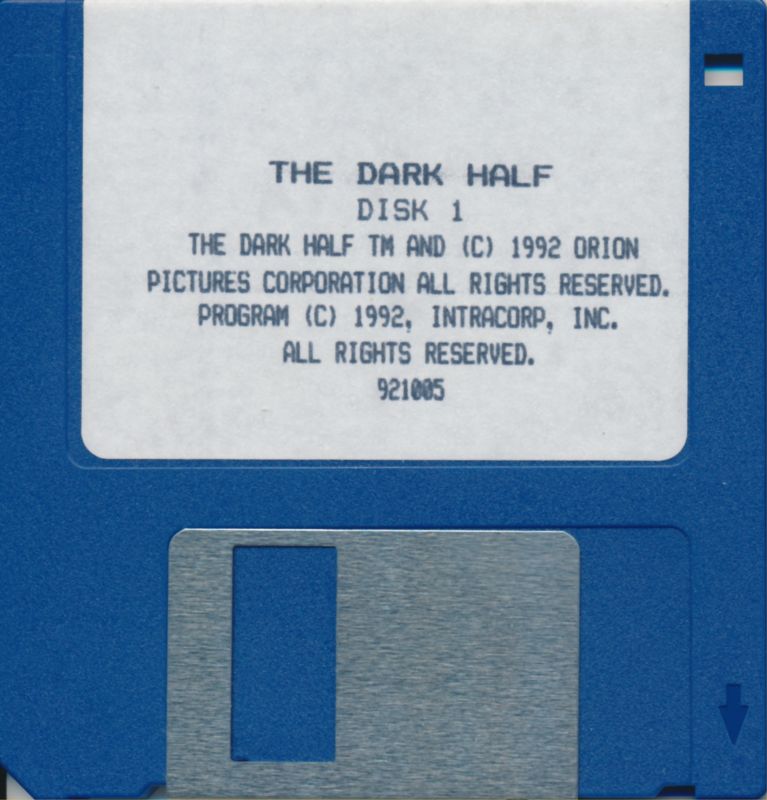 Media for The Dark Half (DOS): Disk 1
