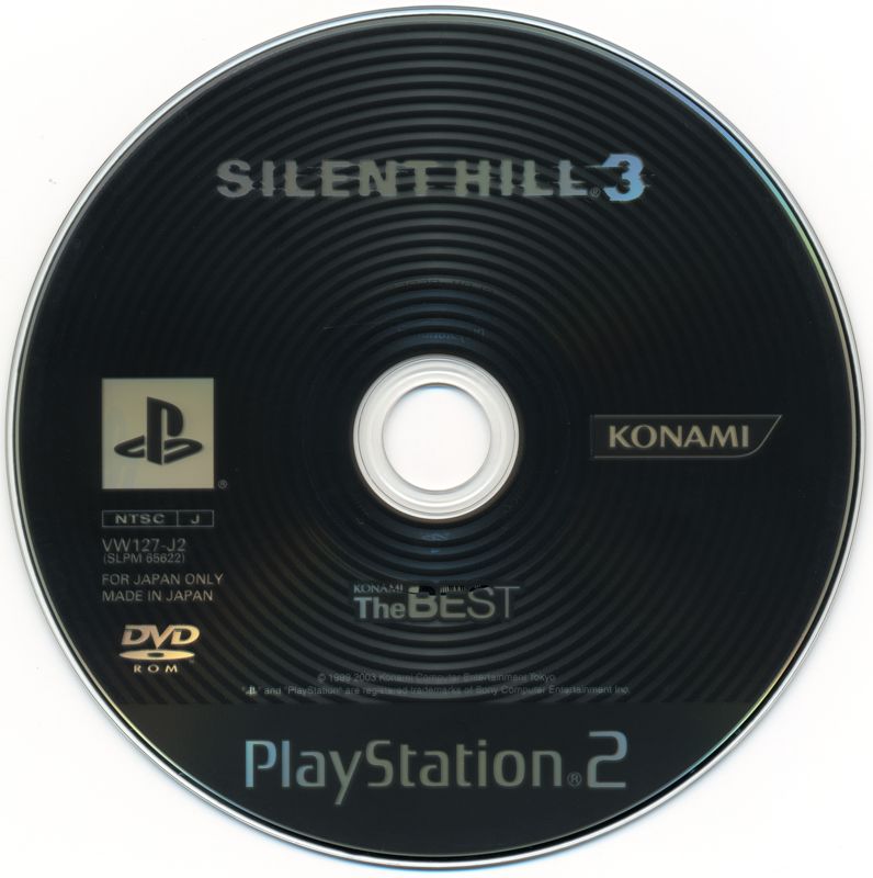 Media for Silent Hill 3 (PlayStation 2) (Konami The Best release)