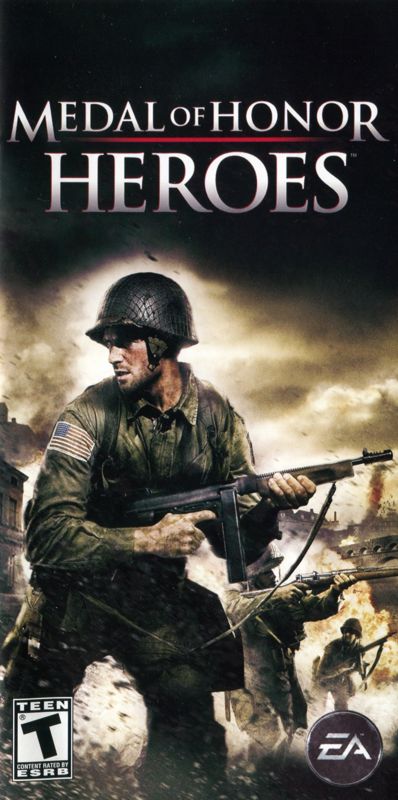 Manual for Medal of Honor: Heroes (PSP) (Greatest Hits release): Front