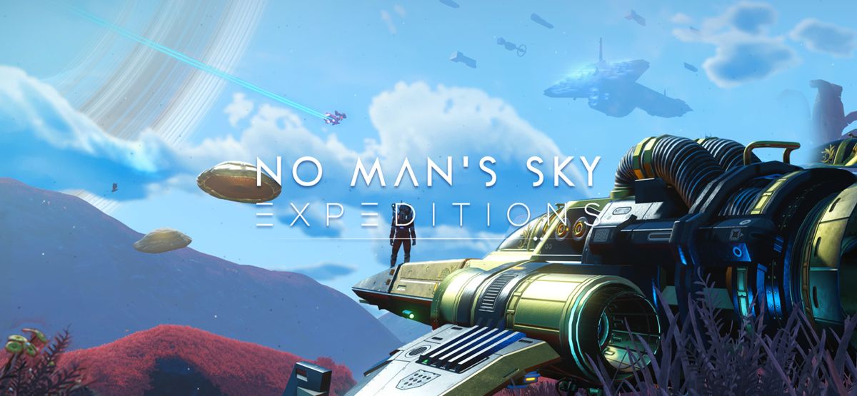 Front Cover for No Man's Sky (Windows) (GOG.com release): 4th version (Expeditions update)