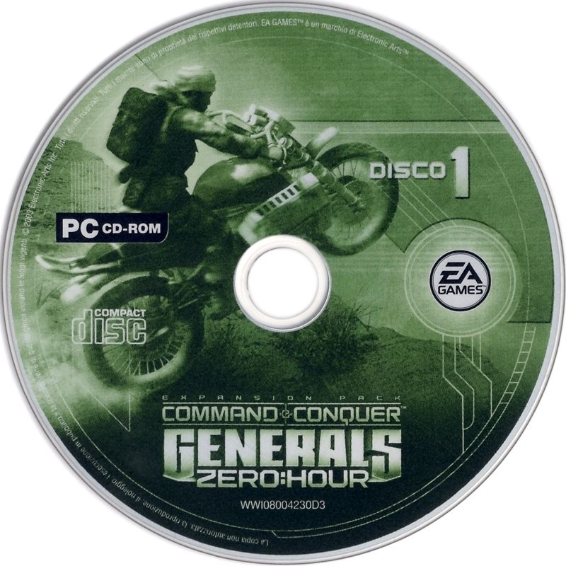 Media for Command & Conquer: Generals - Deluxe Edition (Windows): Zero Hour - Disc 1