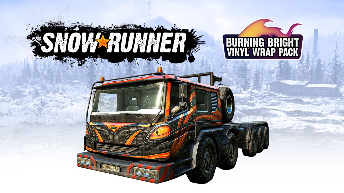 Front Cover for SnowRunner: Burning Bright Vinyl Wrap Pack (Nintendo Switch) (download release)