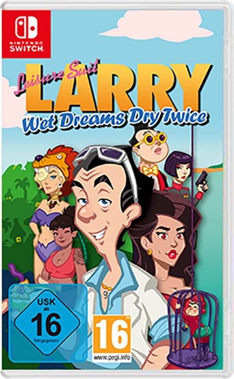 Front Cover for Leisure Suit Larry: Wet Dreams Dry Twice (Nintendo Switch) (download release)