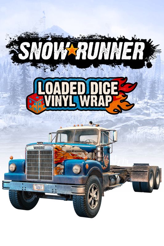Front Cover for SnowRunner: Loaded Dice Vinyl Wrap (Windows Apps and Xbox One) (download release)