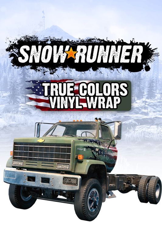 Front Cover for SnowRunner: True Colors Vinyl Wrap (Windows Apps and Xbox One) (download release)