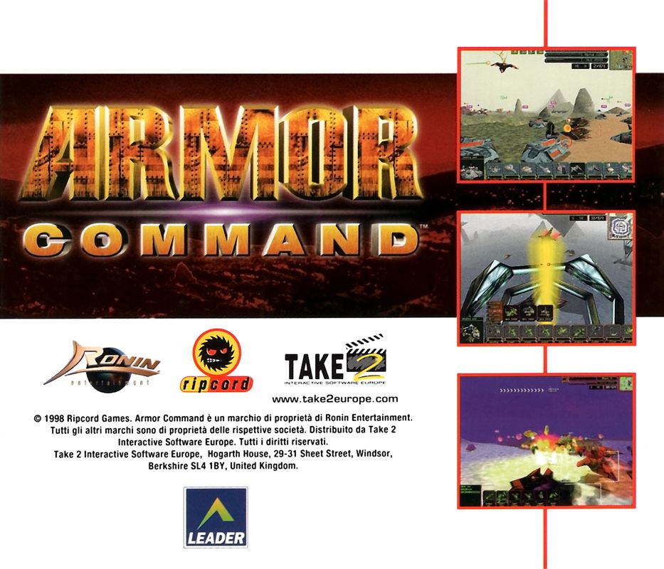 Other for Armor Command (Windows): Jewel Case - Back