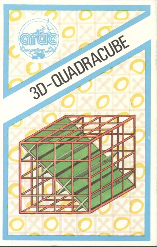 Front Cover for 3D-Quadracube (ZX Spectrum)