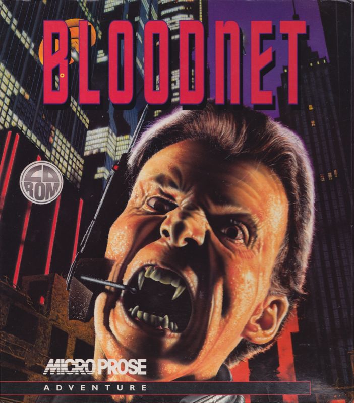 Front Cover for BloodNet (DOS) (CD-ROM release)