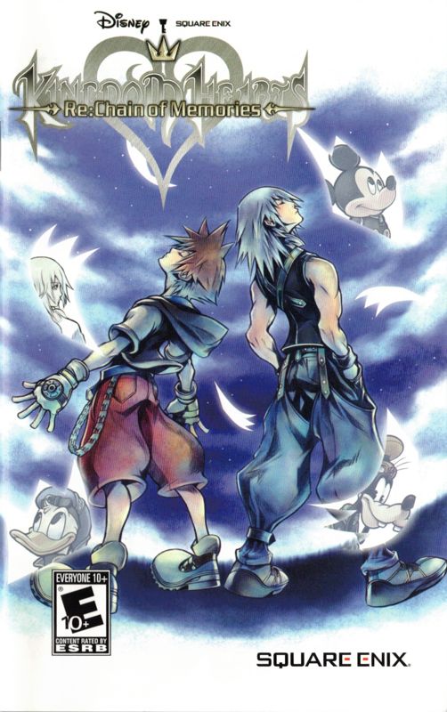 Manual for Kingdom Hearts: Re:Chain of Memories (PlayStation 2): Front