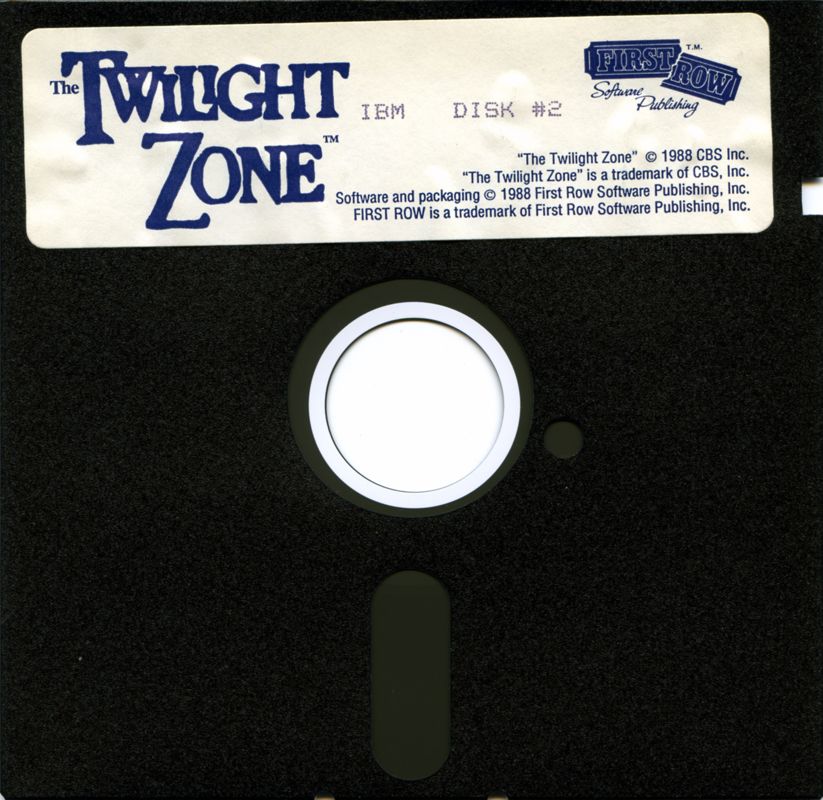 Media for The Twilight Zone (DOS): Disk 3