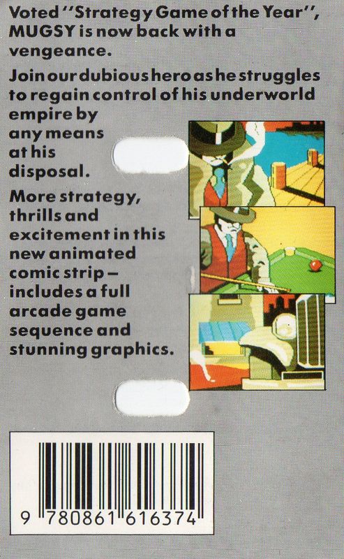 Back Cover for Mugsy's Revenge (Commodore 64)