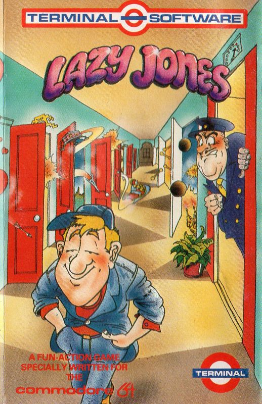 Front Cover for Lazy Jones (Commodore 64)