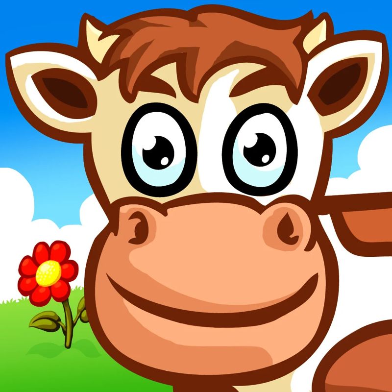 Front Cover for A Farm Animal Jigsaw Puzzle (iPad and iPhone)