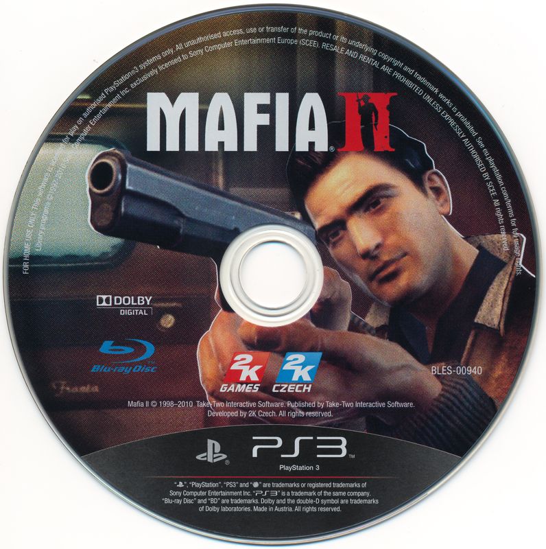 Media for Mafia II (PlayStation 3) (Localized version)