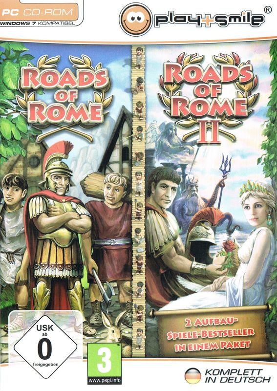 Front Cover for Roads of Rome / Roads of Rome II (Windows) (Play+Smile release)