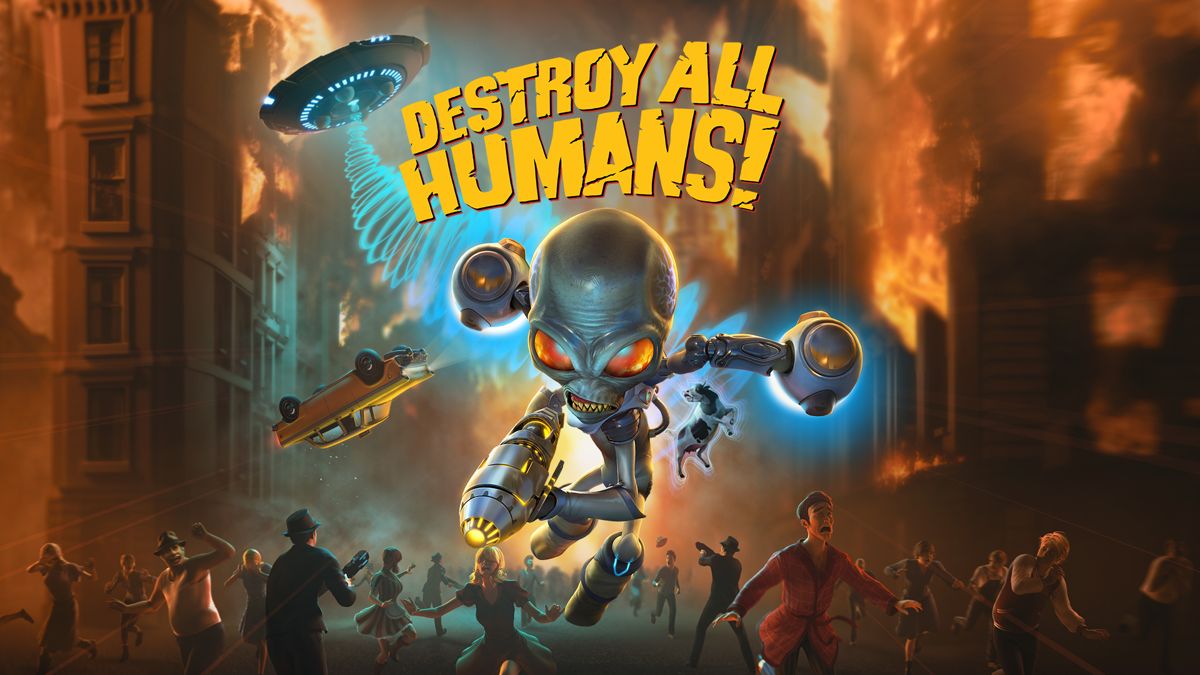 Front Cover for Destroy All Humans! (Nintendo Switch) (download release)