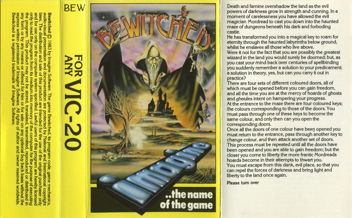 Full Cover for Bewitched (VIC-20)
