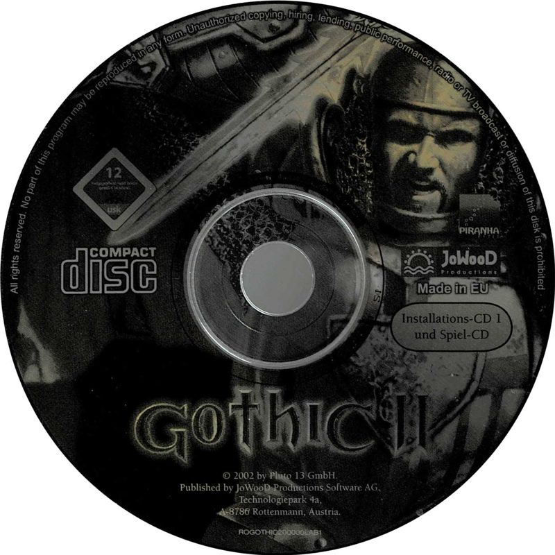 Media for Gothic II (Windows) (Hammerpreis re-release): Disc 1