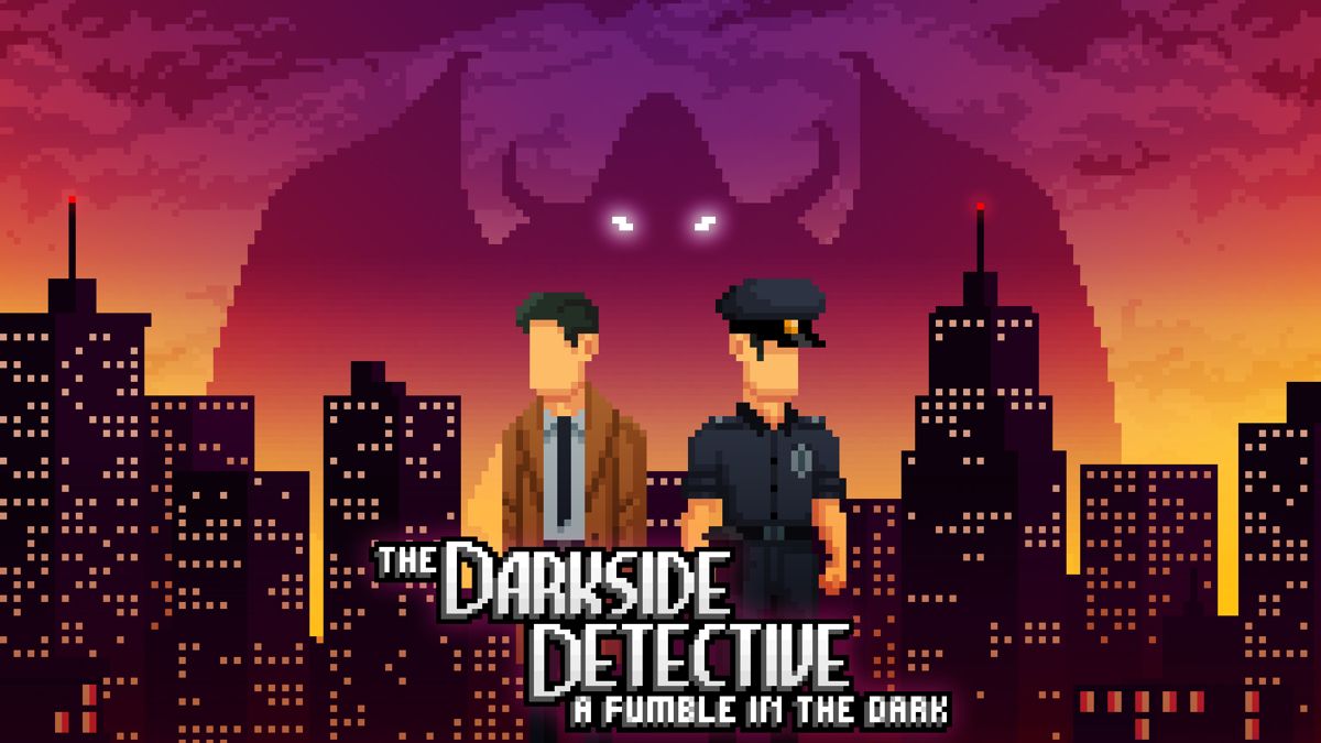 Front Cover for The Darkside Detective: A Fumble in the Dark (Nintendo Switch) (download release)