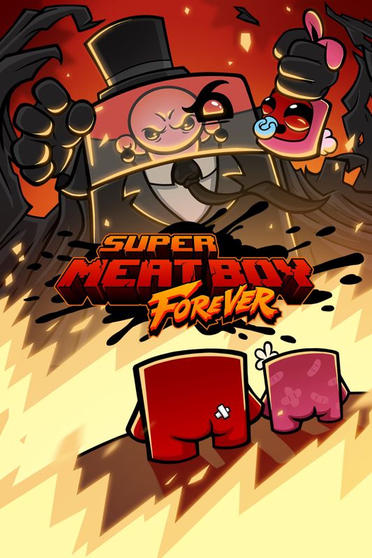 Front Cover for Super Meat Boy Forever (Xbox One and Xbox Series) (download release)