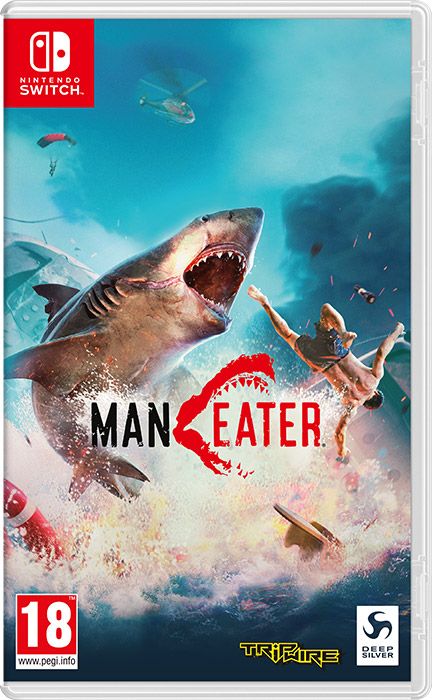 Front Cover for Maneater (Nintendo Switch) (download release)