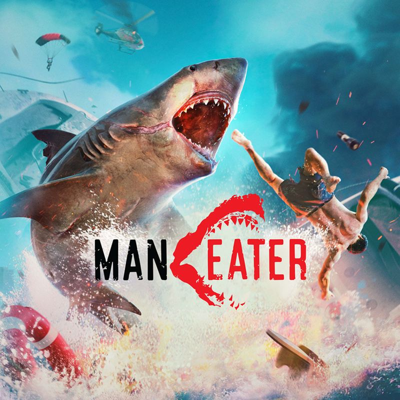 Front Cover for Maneater (Nintendo Switch) (download release)