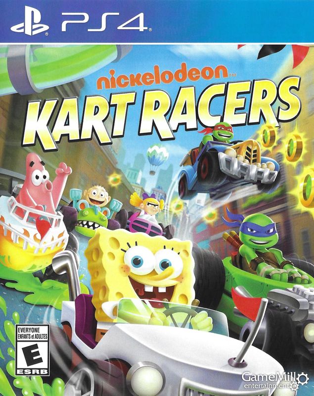 Front Cover for Nickelodeon Kart Racers (PlayStation 4)
