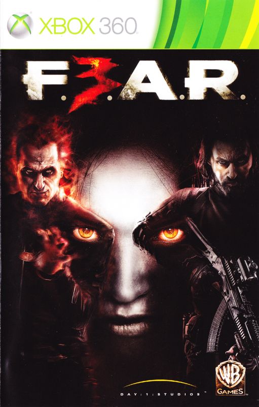 Manual for F.3.A.R. (Xbox 360): Front