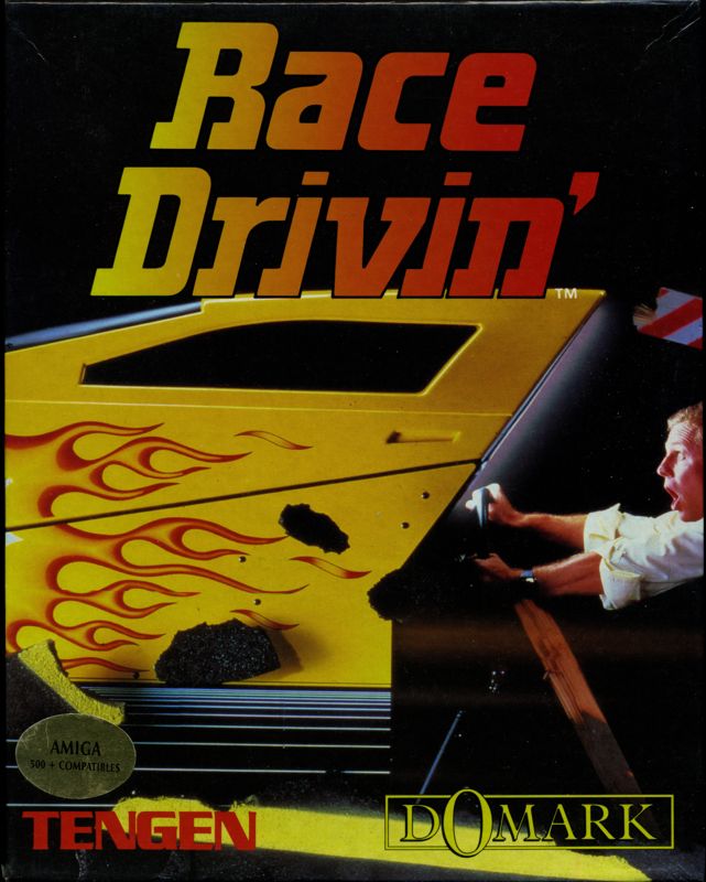 Front Cover for Race Drivin' (Amiga)
