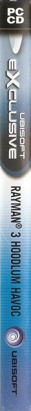 Spine/Sides for Rayman 3: Hoodlum Havoc (Windows) (Ubisoft eXclusive release)