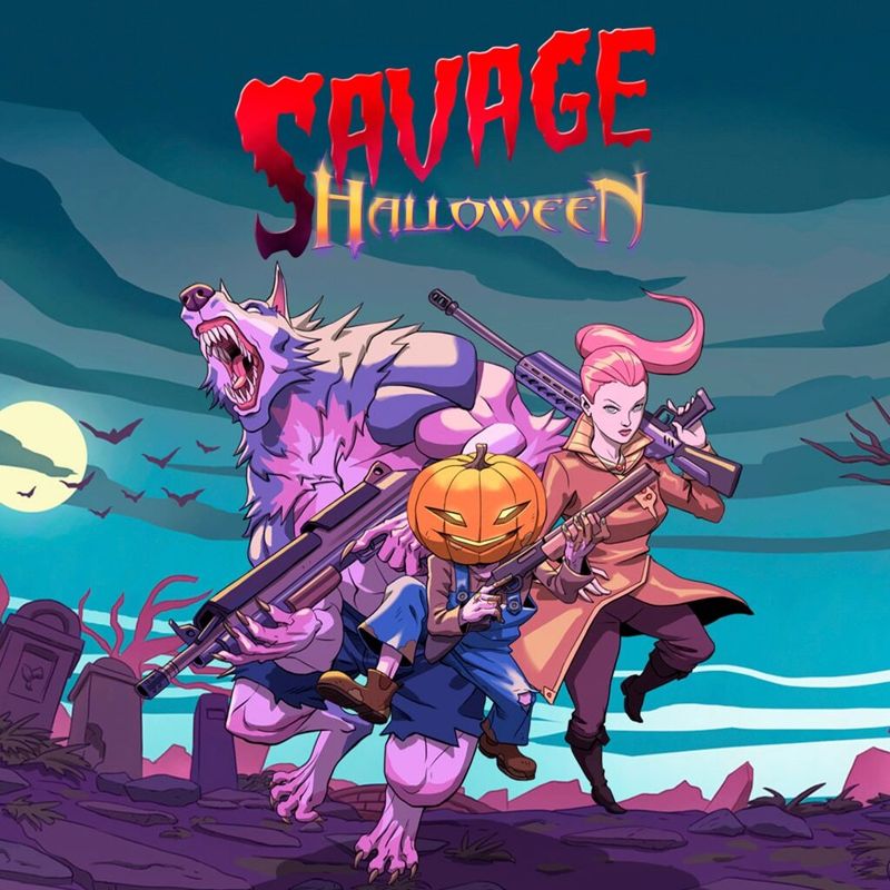 Front Cover for Savage Halloween (PlayStation 4) (download release)