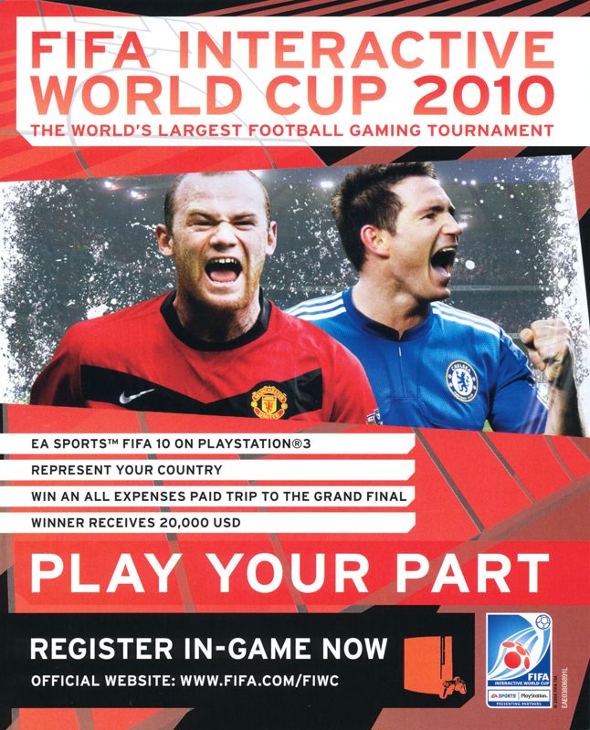 FIFA Soccer 10 cover or packaging material - MobyGames