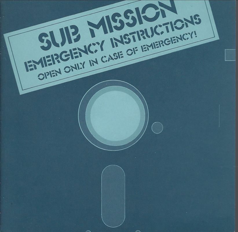 Other for Sub Mission (Apple II): Emergency instructions