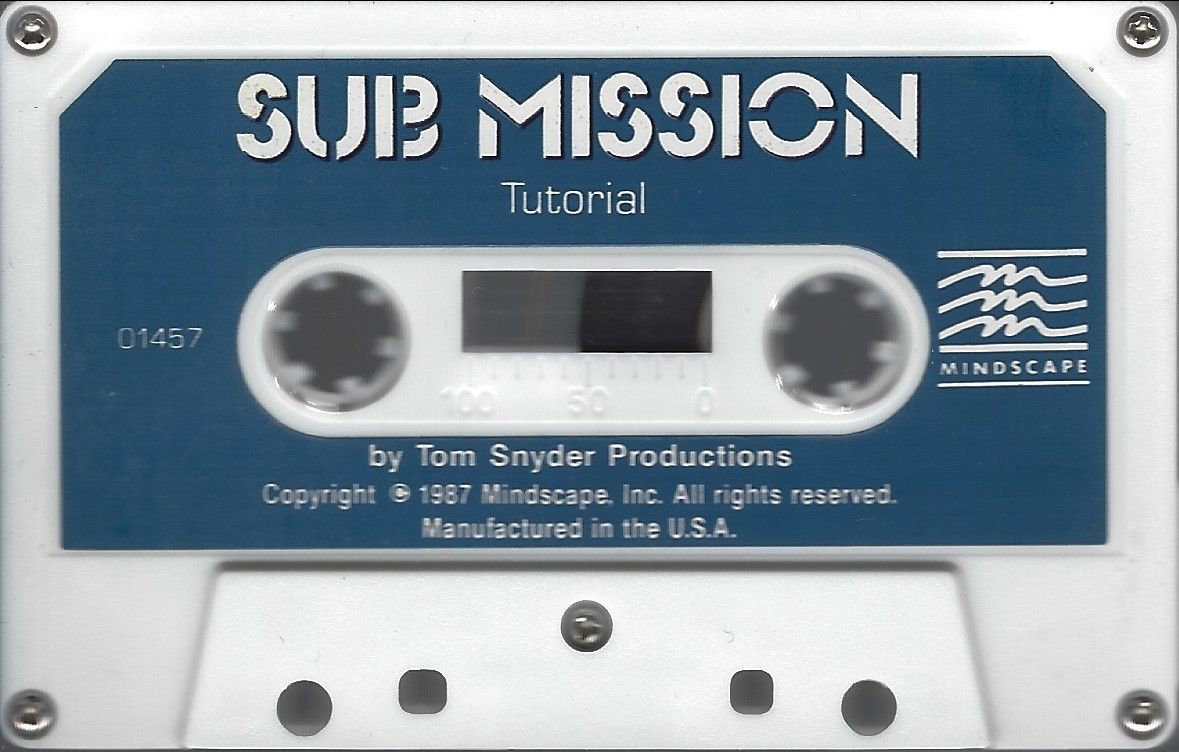 Other for Sub Mission (Apple II): Audio tape