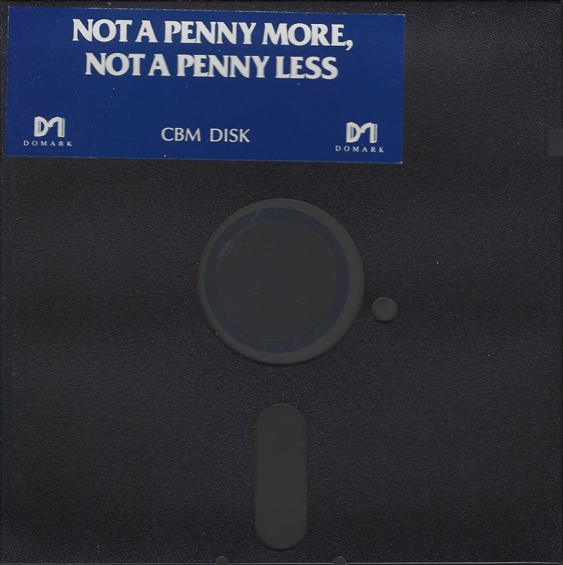 Media for Jeffrey Archer: Not a Penny More, Not a Penny Less - The Computer Game (Commodore 64)