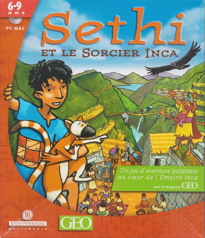 Front Cover for Sethi and the Inca Wizard (Macintosh and Windows)
