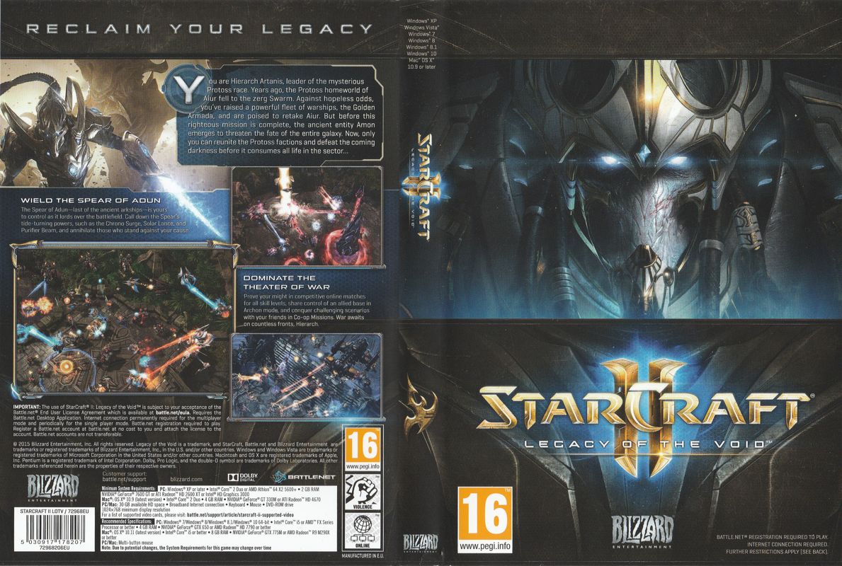 Other for StarCraft II: Legacy of the Void (Macintosh and Windows): Keep Case - Full
