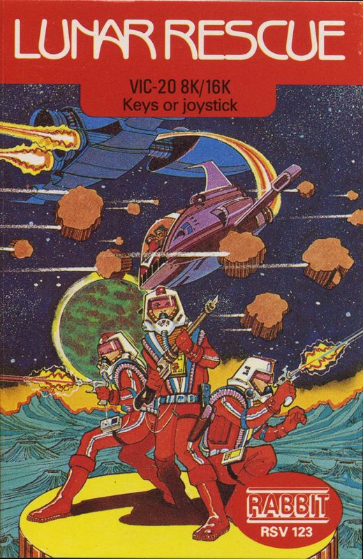 Front Cover for Lunar Rescue (VIC-20)