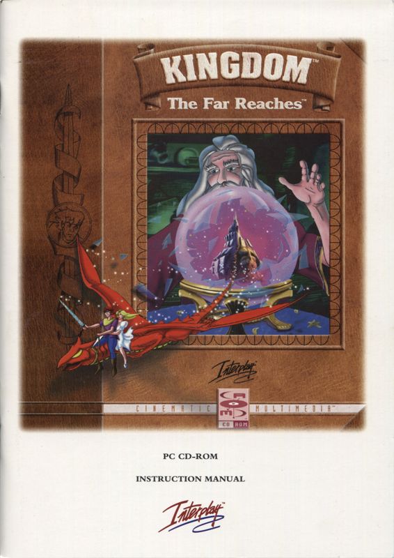 Manual for Kingdom: The Far Reaches (DOS): Front