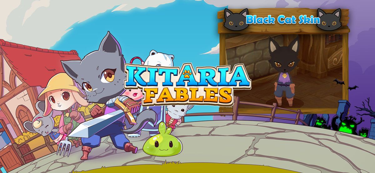 Front Cover for Kitaria Fables: Black Cat Skin (Windows) (GOG.com release)