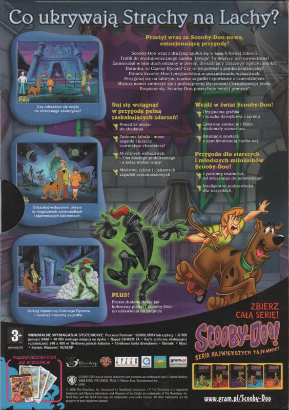 Back Cover for Scooby-Doo!: Phantom of the Knight (Windows)