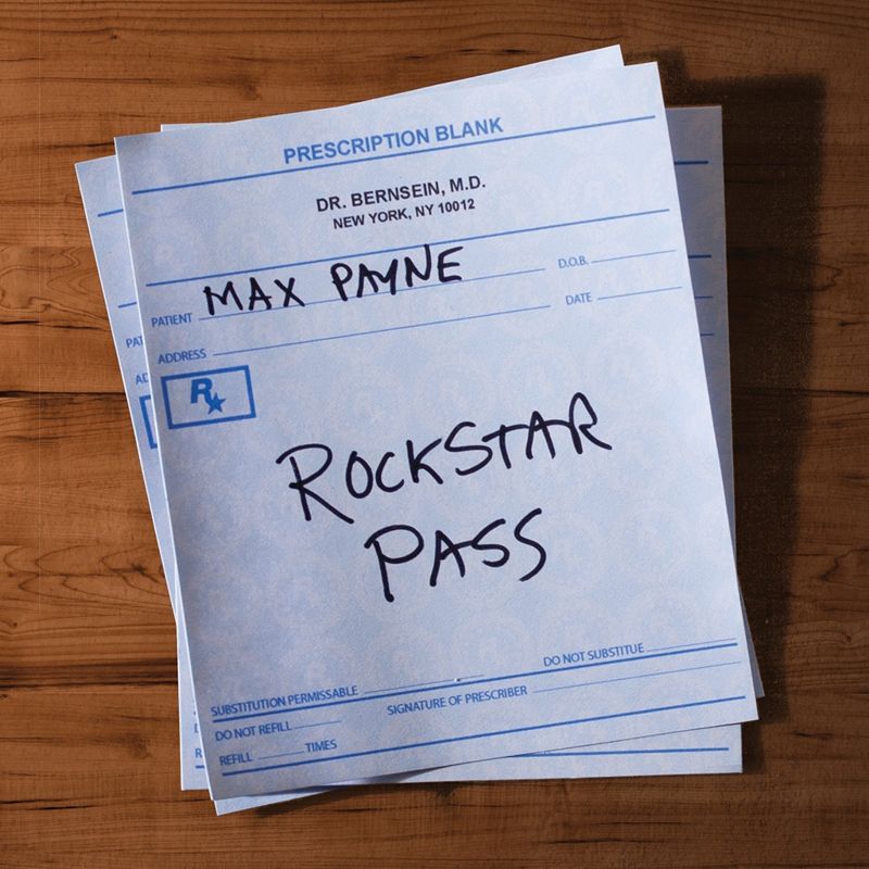 Front Cover for Max Payne 3: Rockstar Pass (PlayStation 3) (PSN (SEN) release)