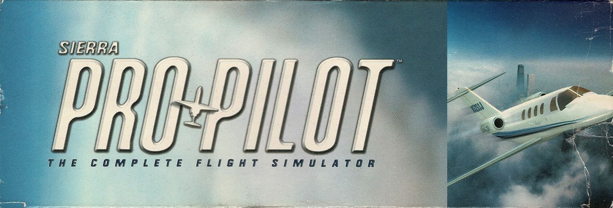 Spine/Sides for Sierra Pro Pilot 98: The Complete Flight Simulator (Windows): Top