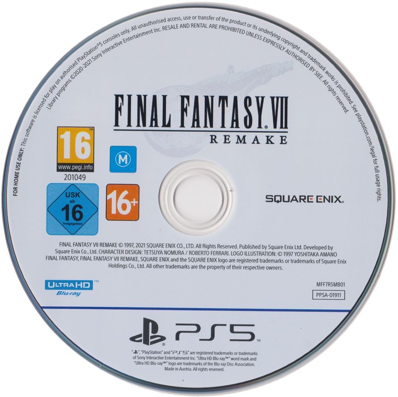 Media for Final Fantasy VII: Remake - Intergrade (PlayStation 5)
