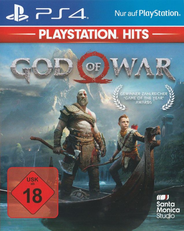 Front Cover for God of War (PlayStation 4) (PlayStation Hits release)