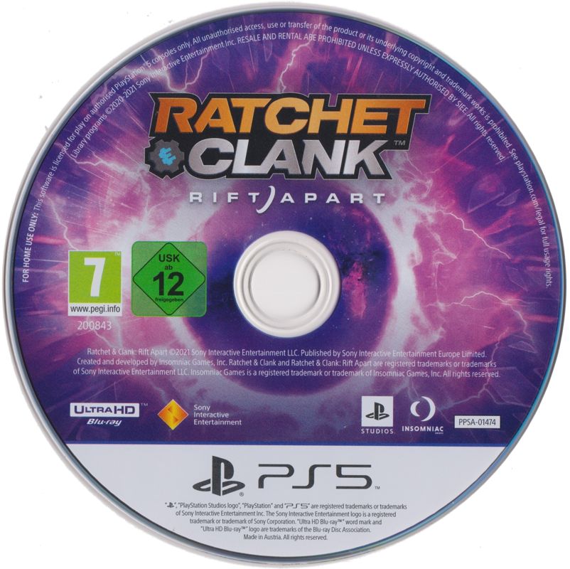 Media for Ratchet & Clank: Rift Apart (PlayStation 5)