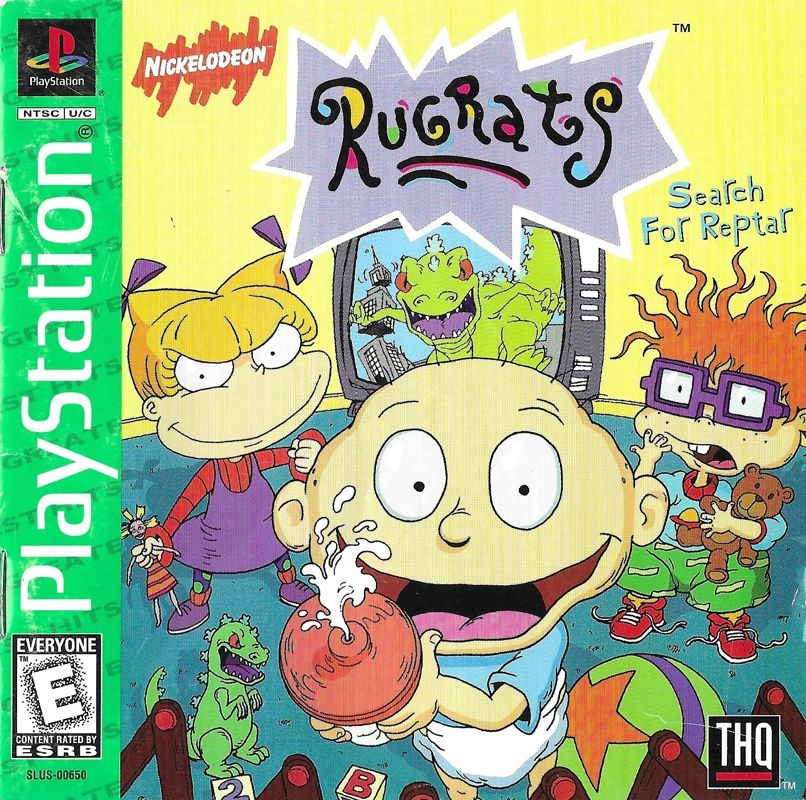 Front Cover for Rugrats: Search for Reptar (PlayStation) (Greatest Hits release)