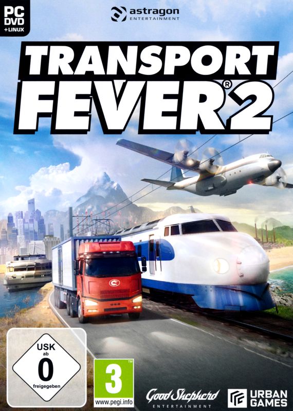 Front Cover for Transport Fever 2 (Linux and Windows)