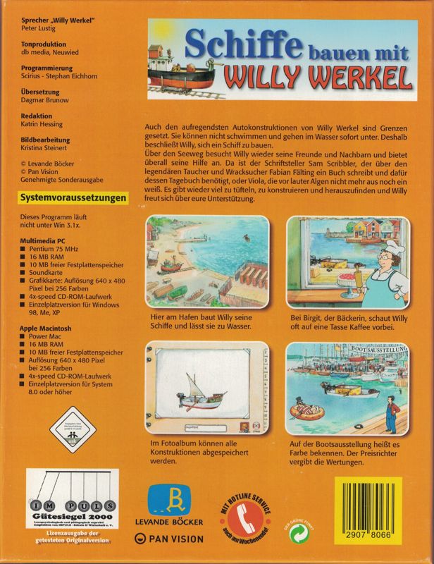 Back Cover for Bygg båtar med Mulle Meck (Macintosh and Windows)